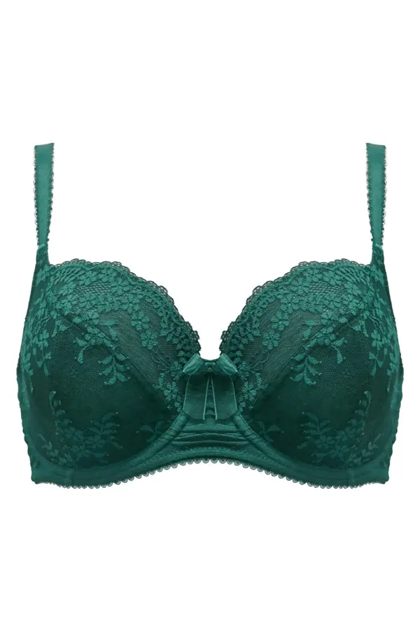 Flora Underwired Bra - Green