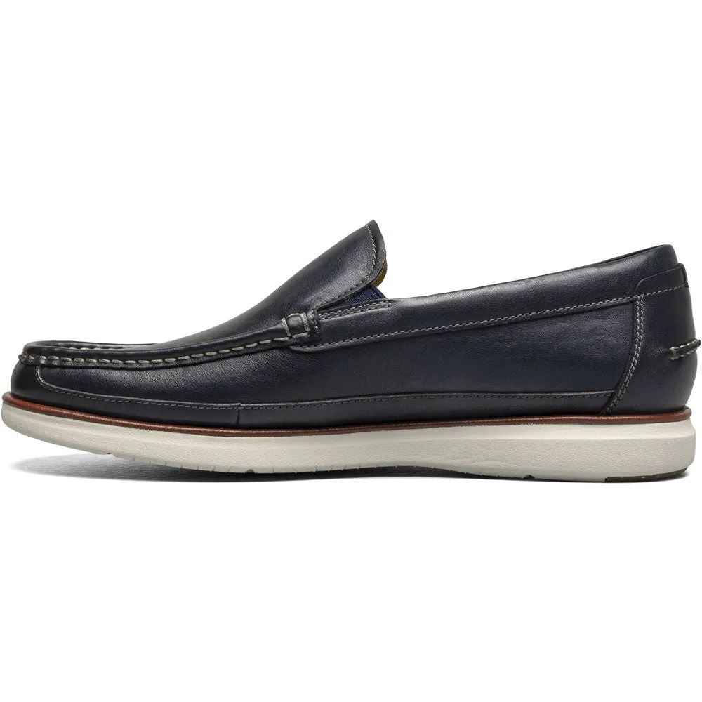 Florsheim Tropics Navy Moc Toe Venetian Slip On Shoes
