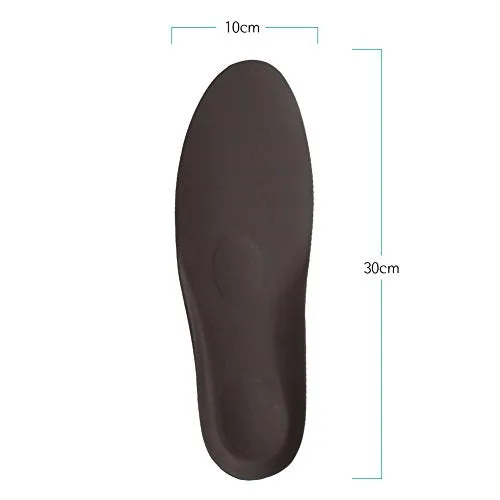 footinsole Dress Shoe Inserts Heel Cushion Insoles – Comfortable - Leather Brown