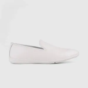 Formales Leather Loafers White 2142A-3