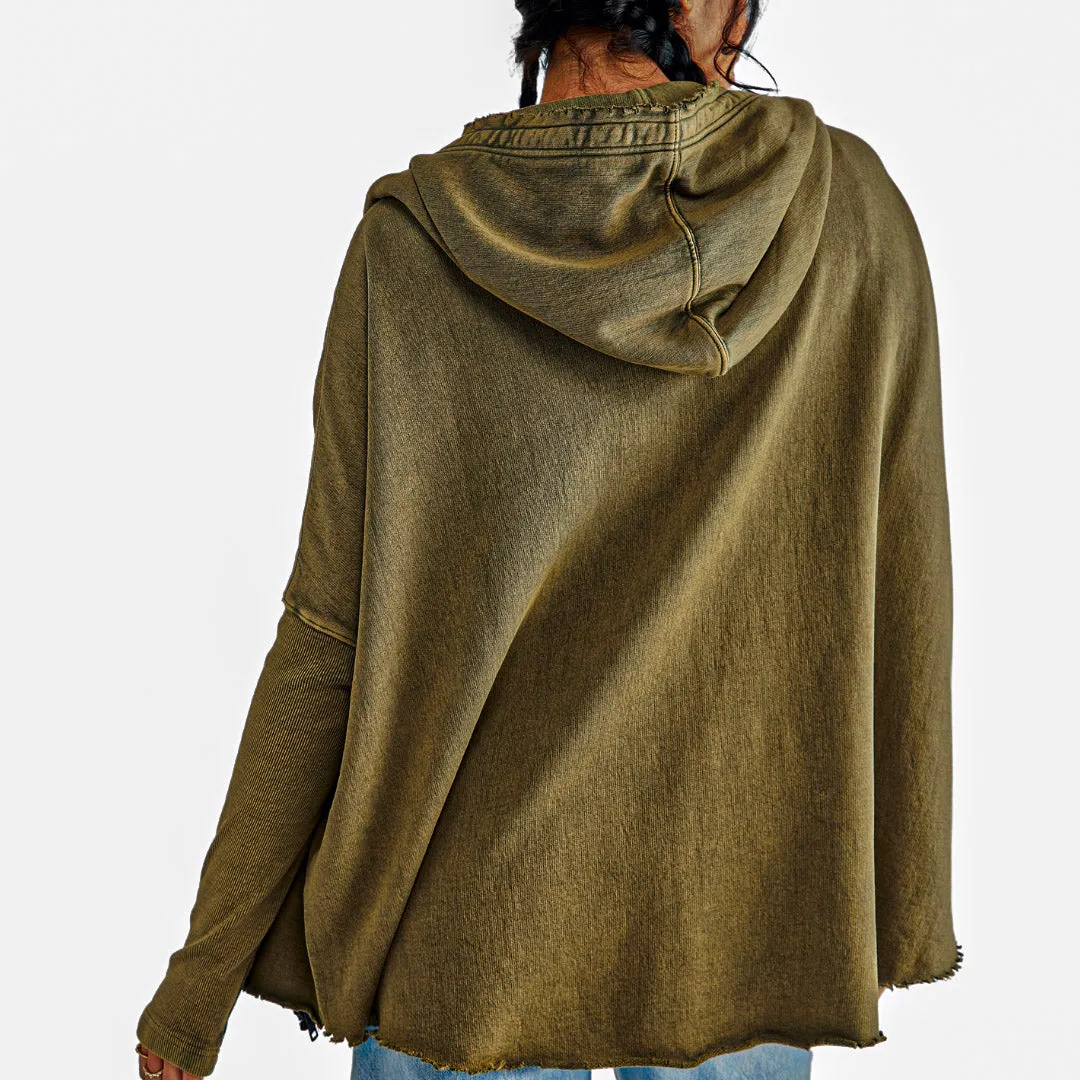 Free Cloud Cardi Zip Up Hoodie - Army