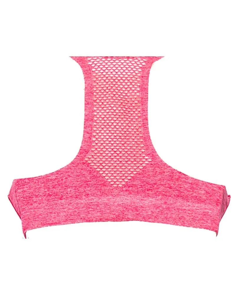 Front Open Seamless Bra Panty Set In Red For Sports Girls, Women's Sports & Yoga Bra