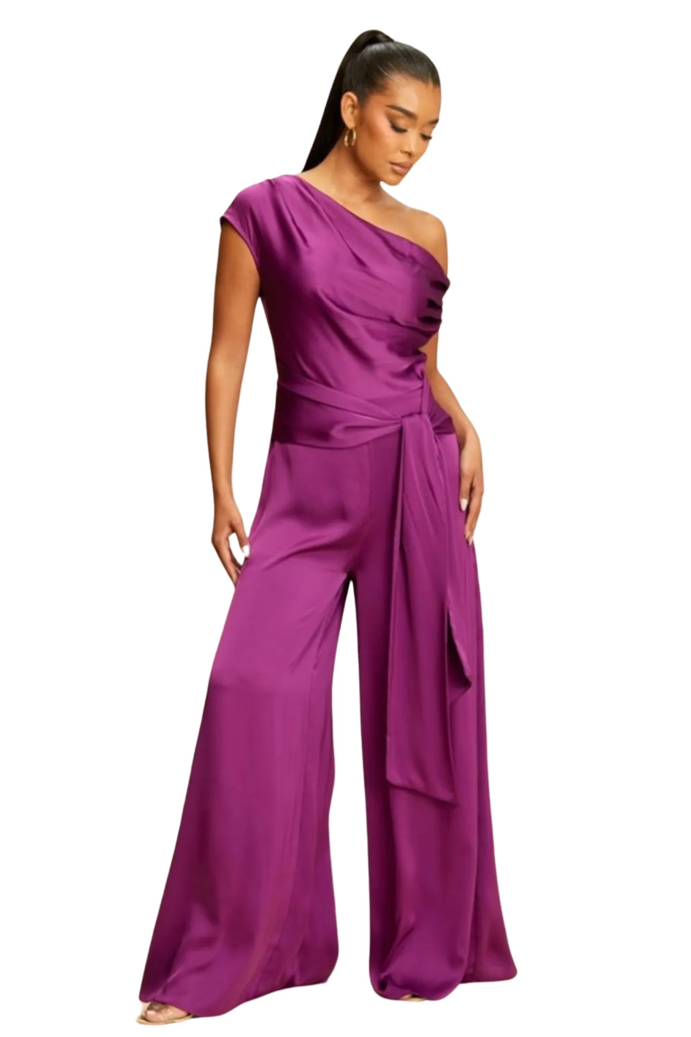 Georgia Satin Jumpsuit