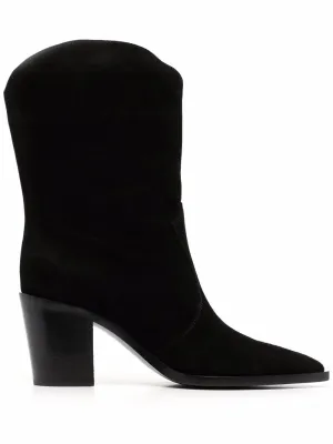 Gianvito Rossi Denver 70mm suede ankle boots