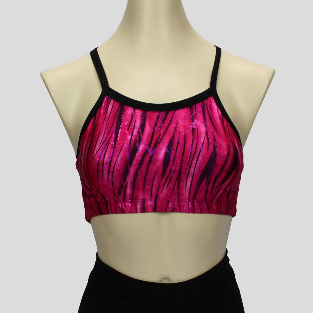Glitter Grass Crop Top