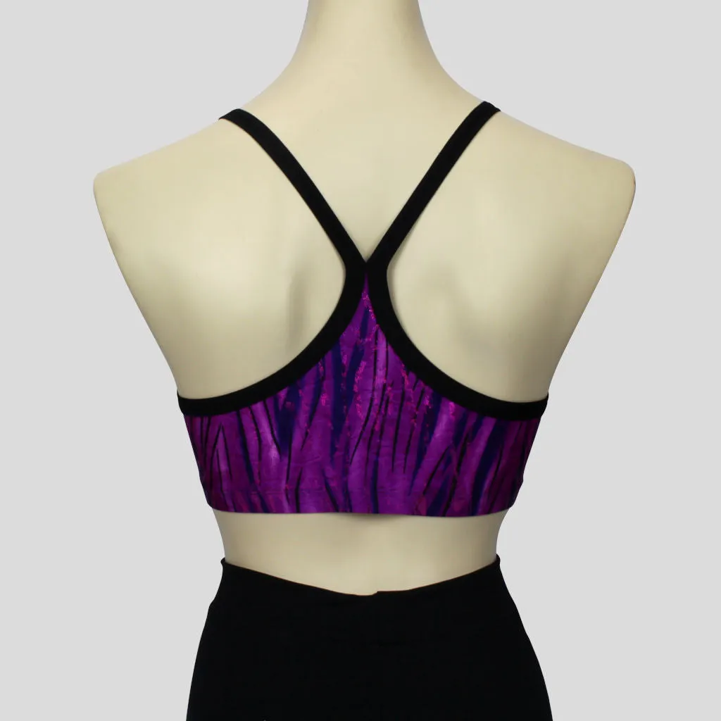 Glitter Grass Crop Top