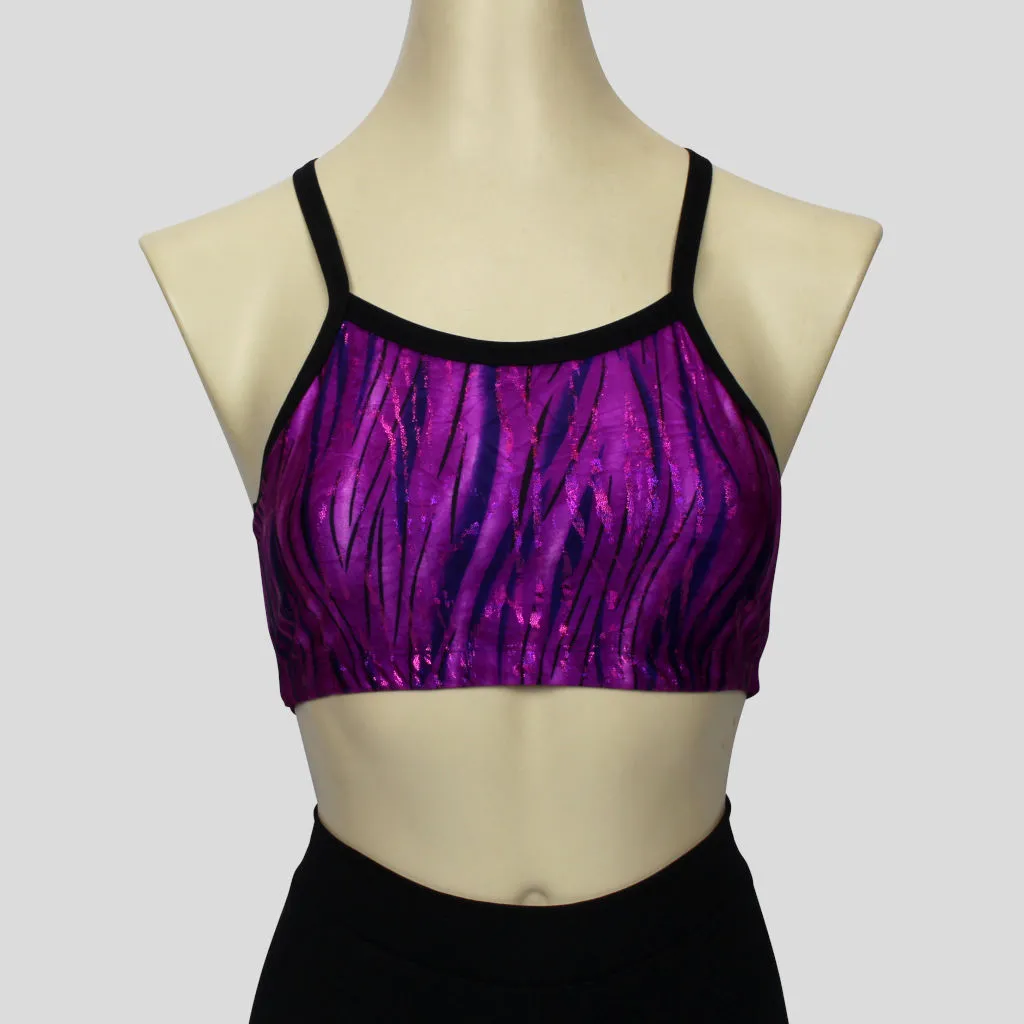 Glitter Grass Crop Top
