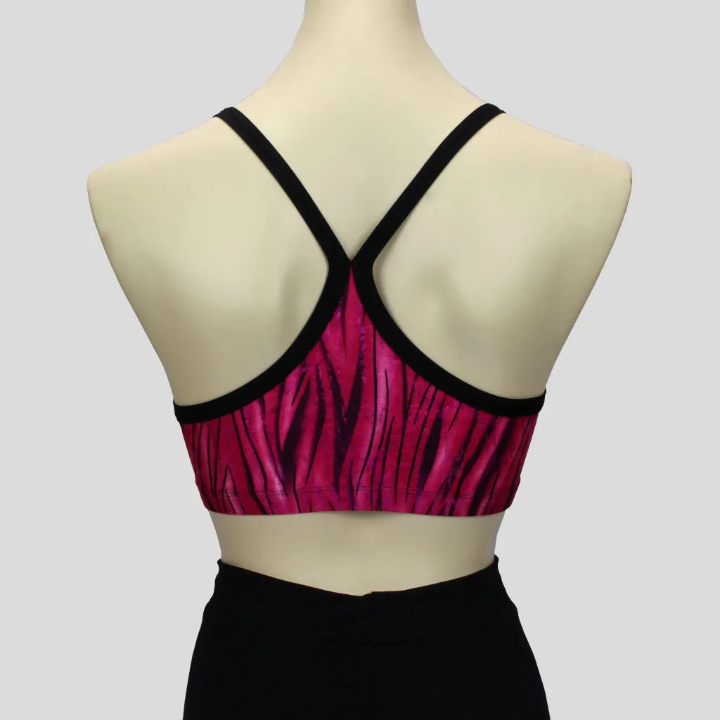 Glitter Grass Crop Top