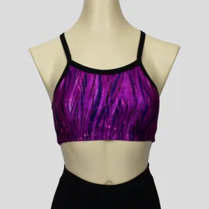 Glitter Grass Crop Top