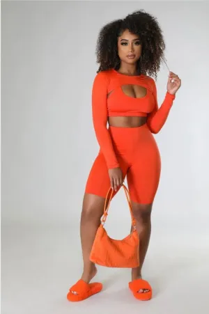 Go For It High Waist Tummy Control 3pc Athleisure Set