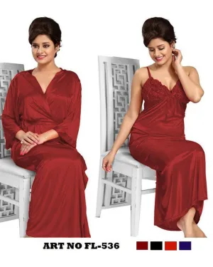 Golden Nighty - FL-536 - Flourish 2 Piece Nightwear