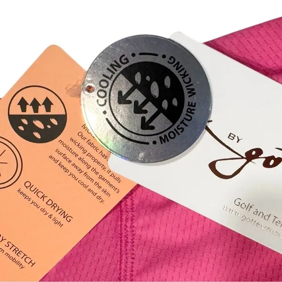 GOTTEX Golf &amp; Tennis Activewear Pink Skort Pockets NWT XS