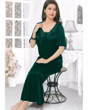 Green - FL-512 - Flourish Nightwear