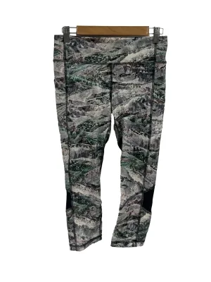 Grey Abstract Tights