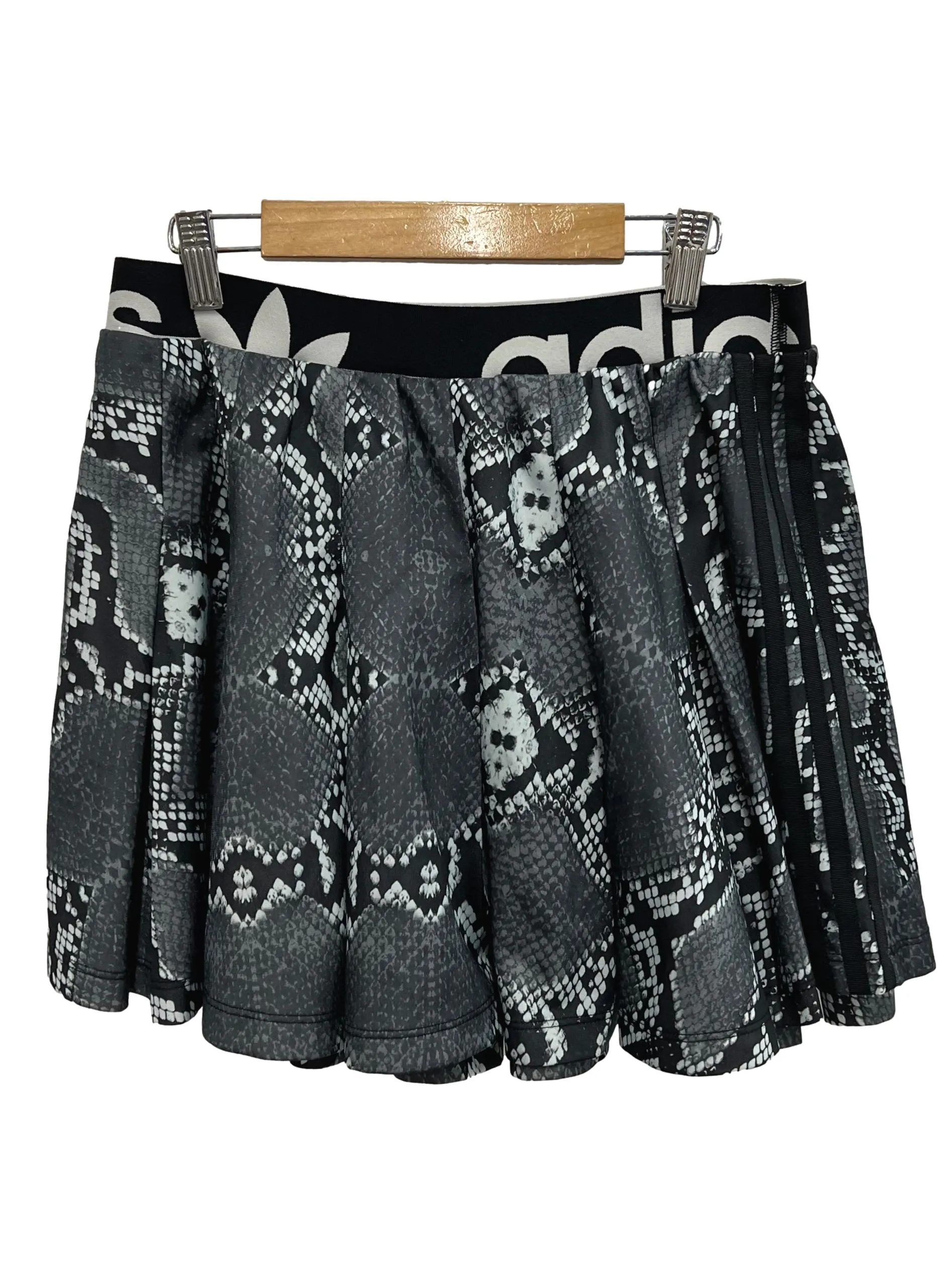 Grey Printed Tennis Skirt