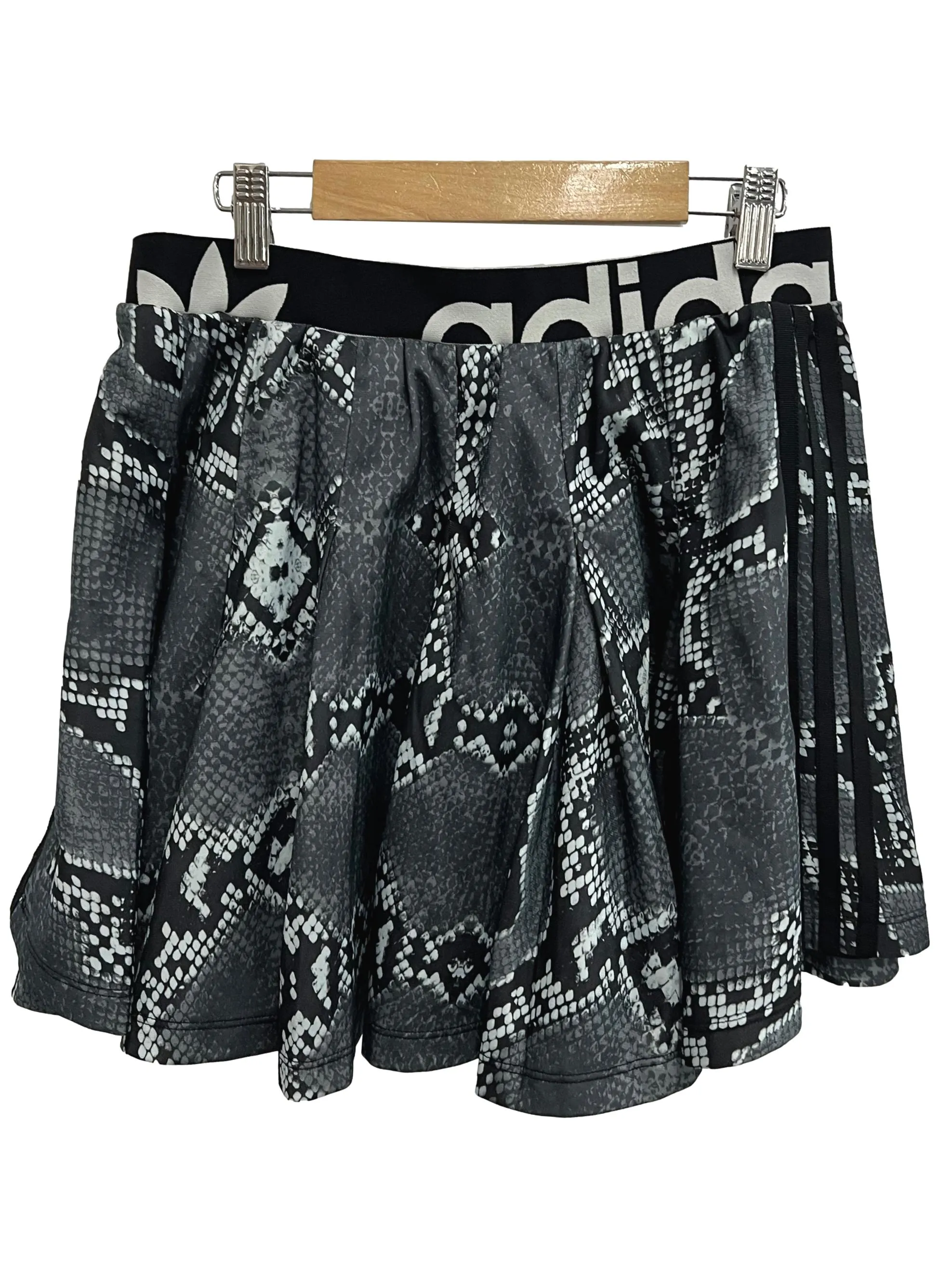 Grey Printed Tennis Skirt