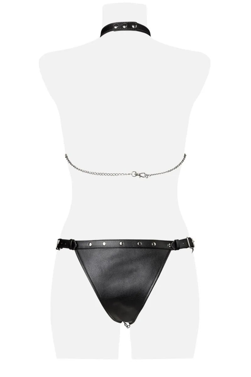 Grey Velvet Three-Part Erotic Set
