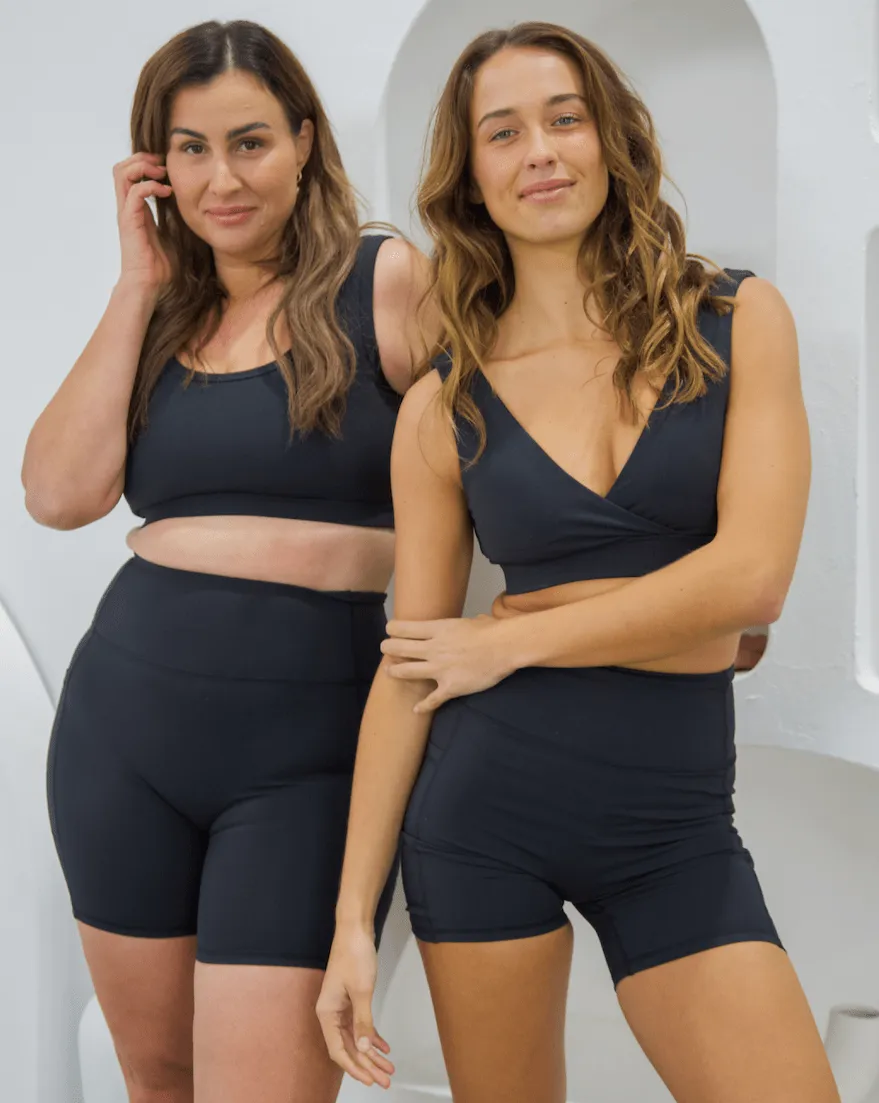 Gym Shorts - Luxe Black
