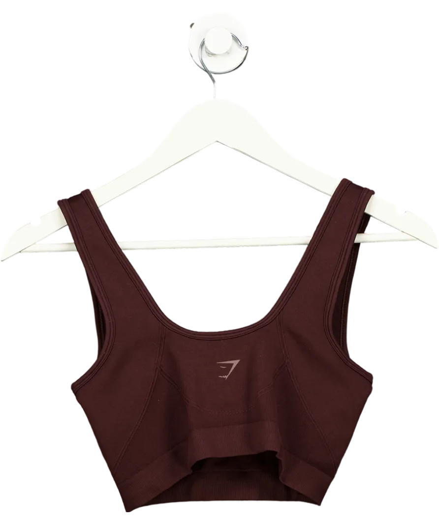 gymshark Brown Everyday Sports Bra UK S