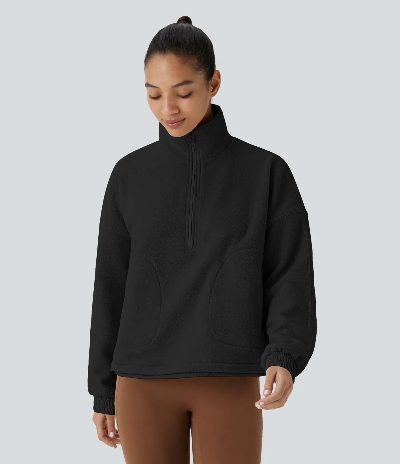 Half Zip Hiking Sports Sweatshirt