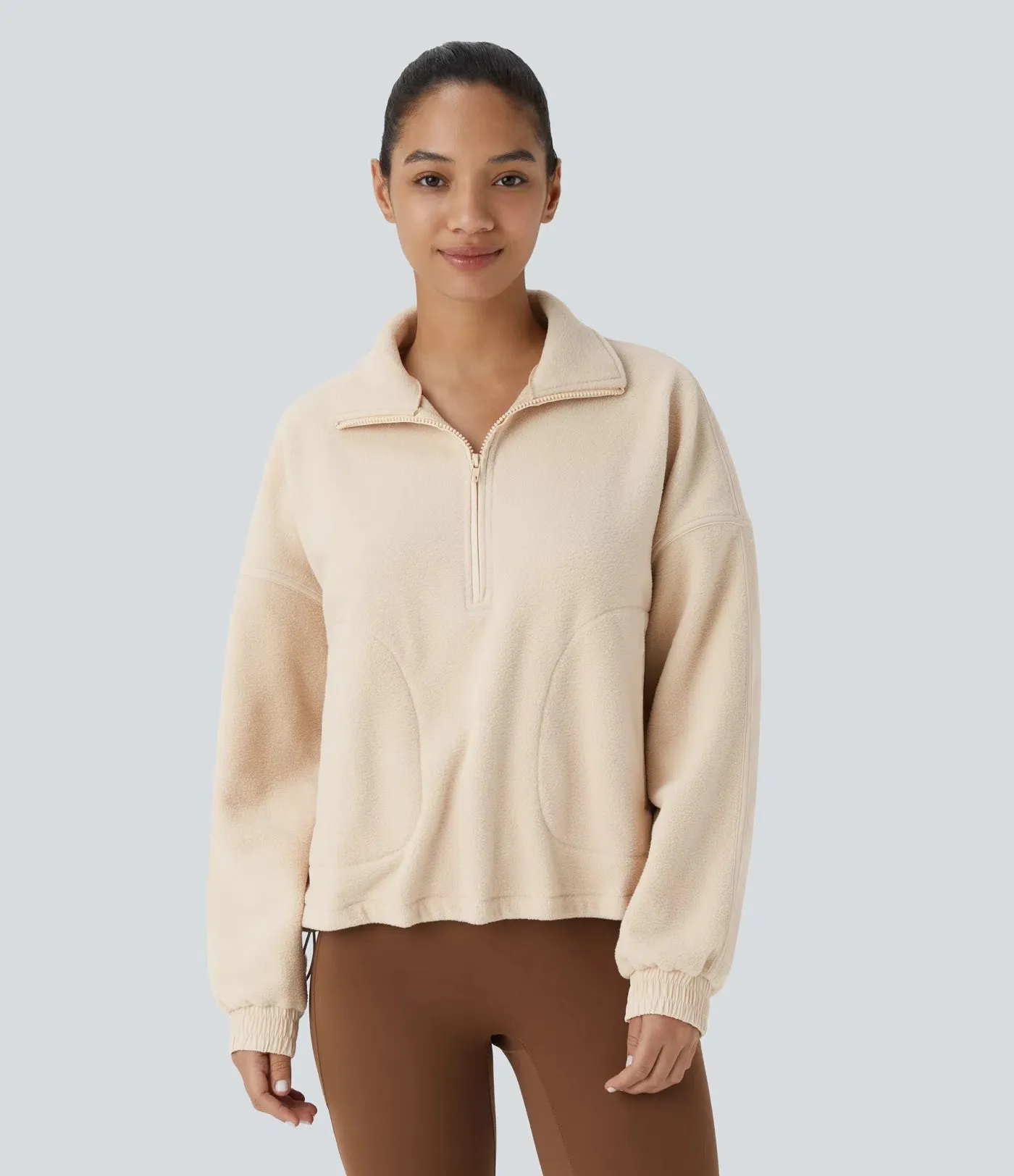 Half Zip Hiking Sports Sweatshirt