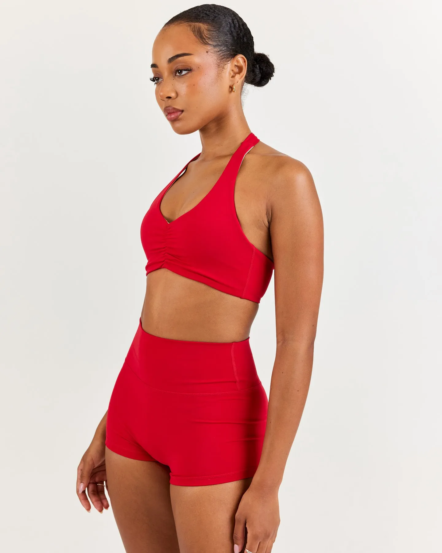 Halter Scrunch Bra - Sweetheart
