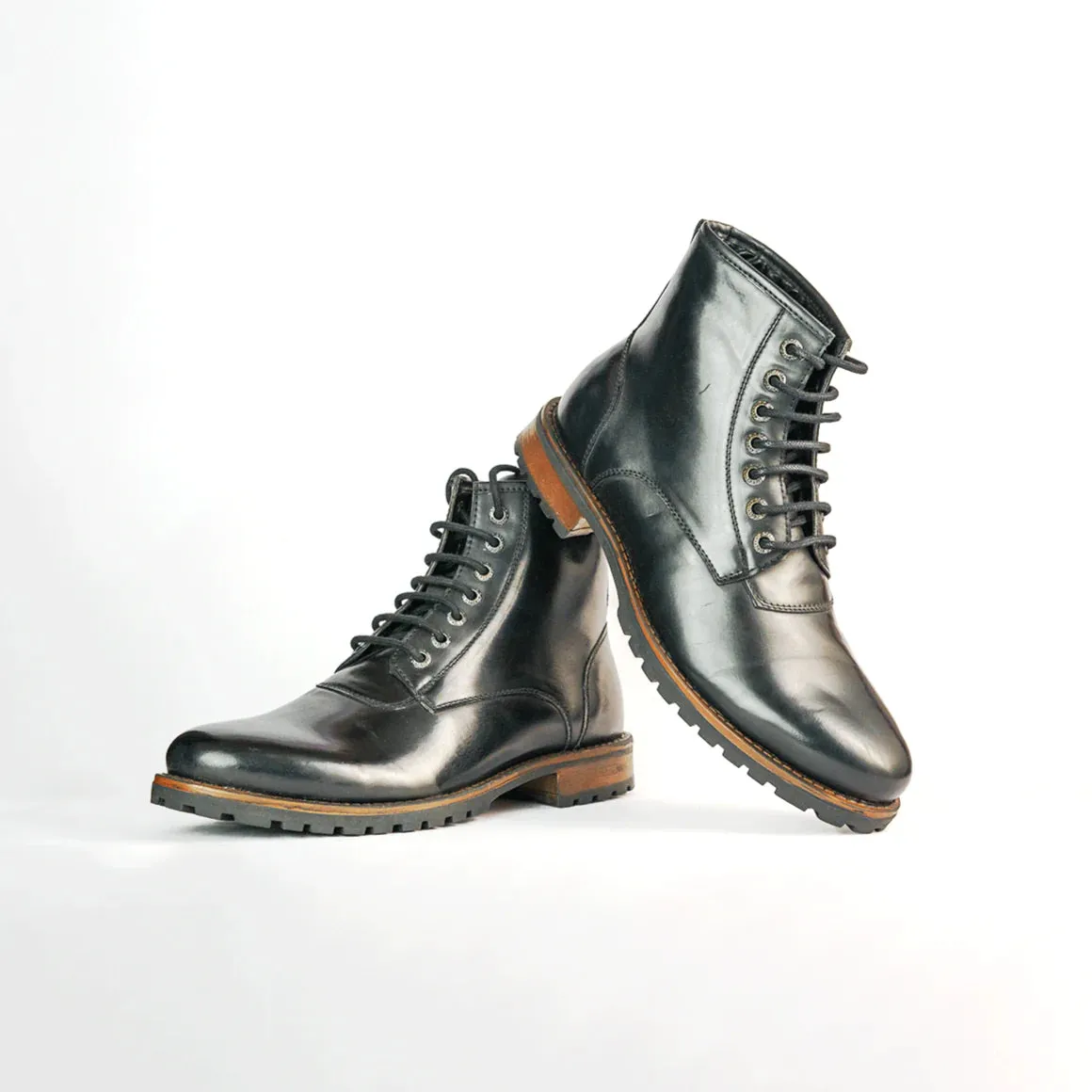 Handcrafted High-Top Boots
