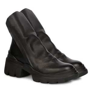 Hayden Leather Boots - Black