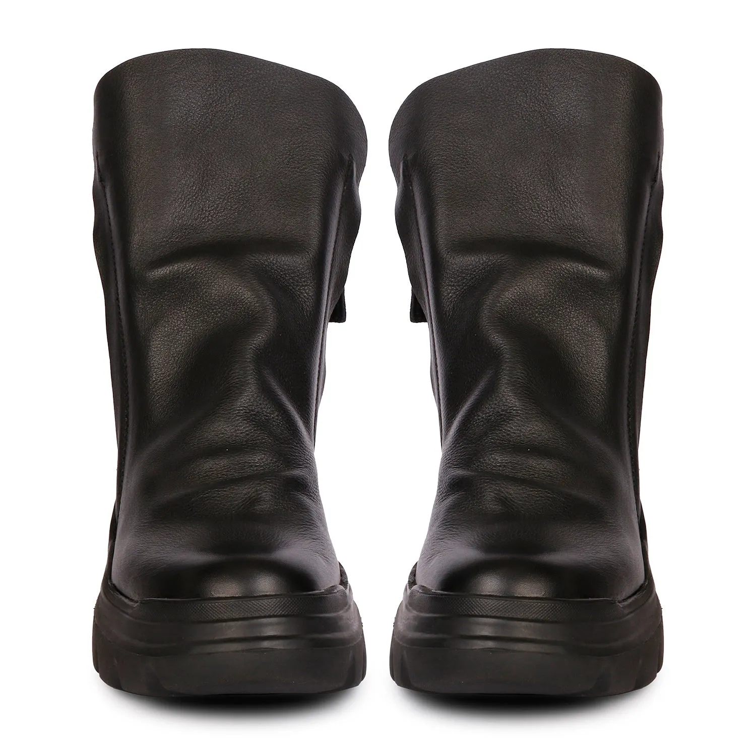 Hayden Leather Boots - Black