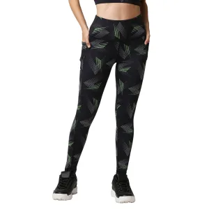 High Waist Ankle Length Sports Leggings With Pockets