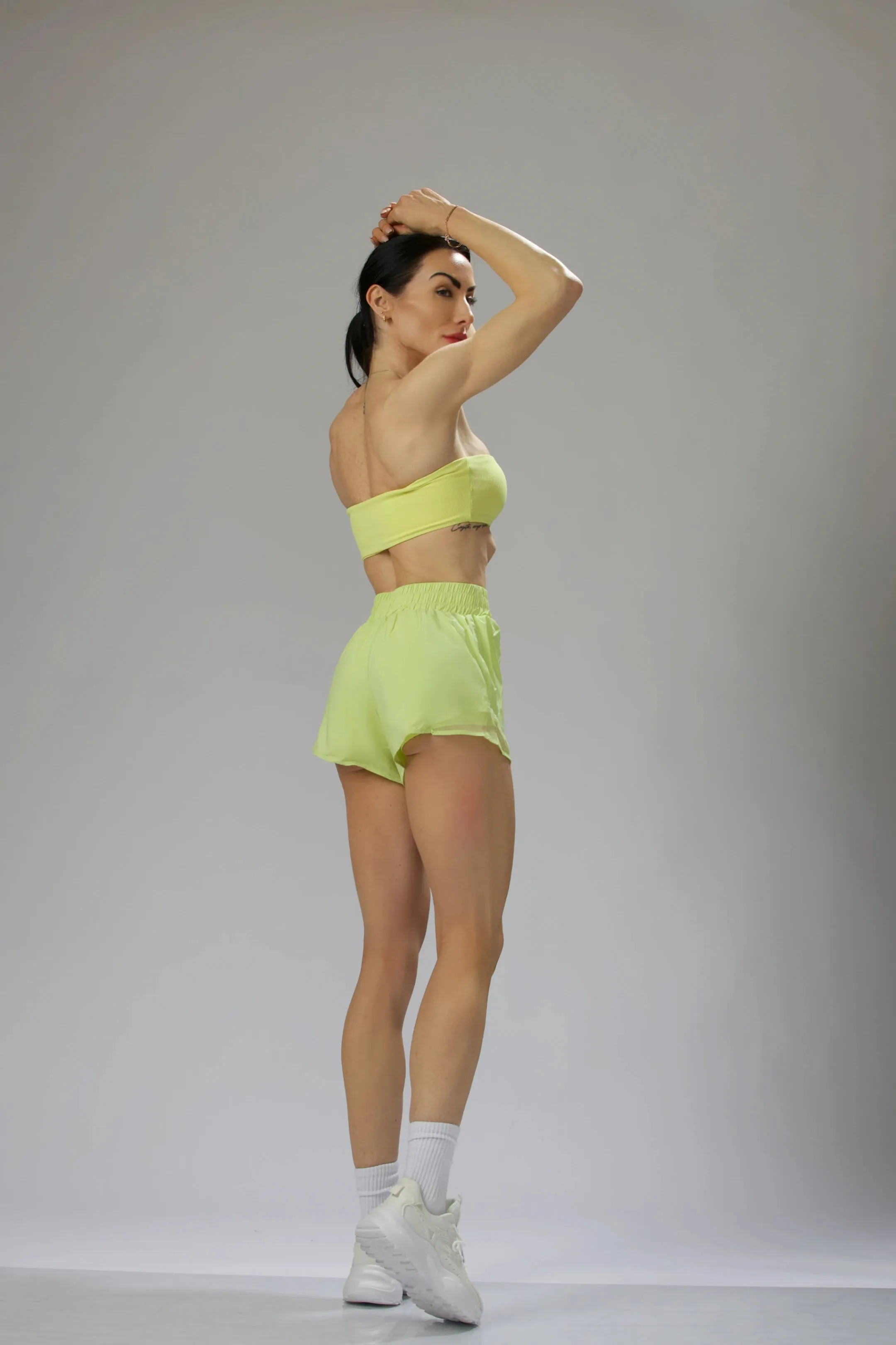 High-Waisted Performance Shorts
