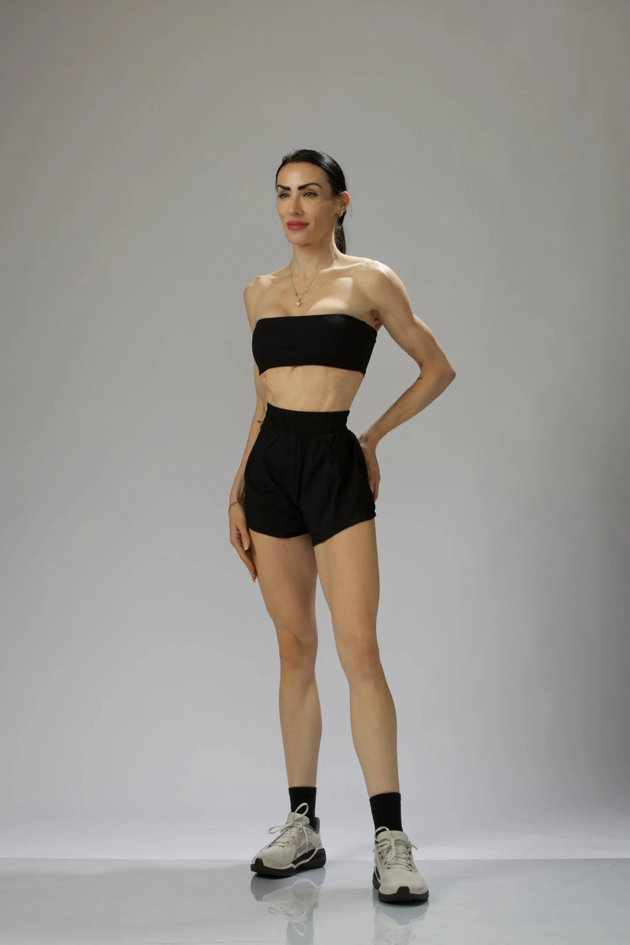 High-Waisted Performance Shorts