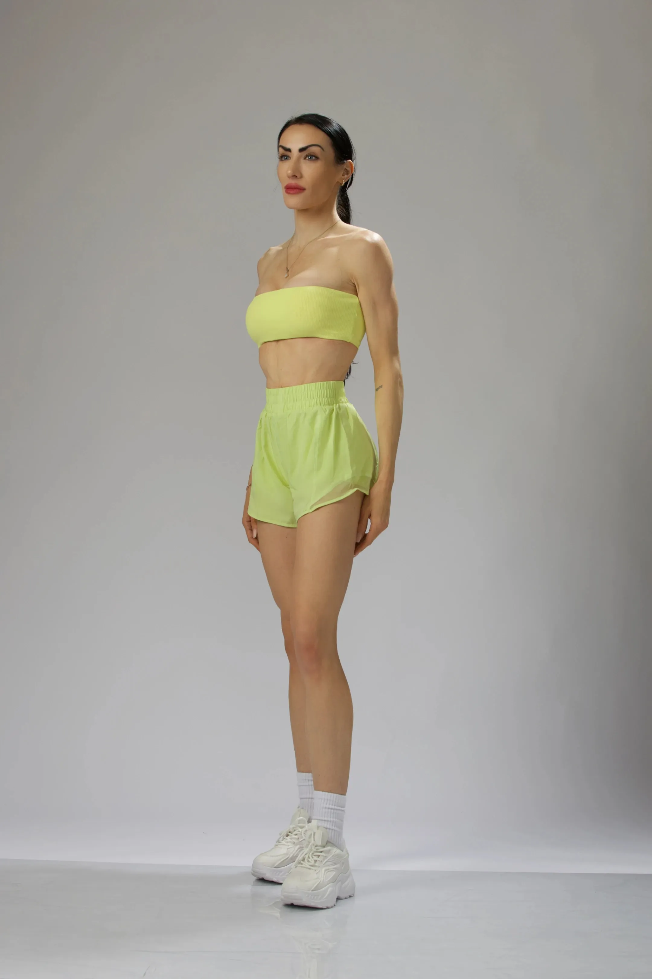 High-Waisted Performance Shorts