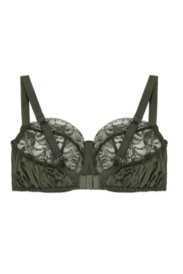 Ingrid Balcony Bra Curve - Olive