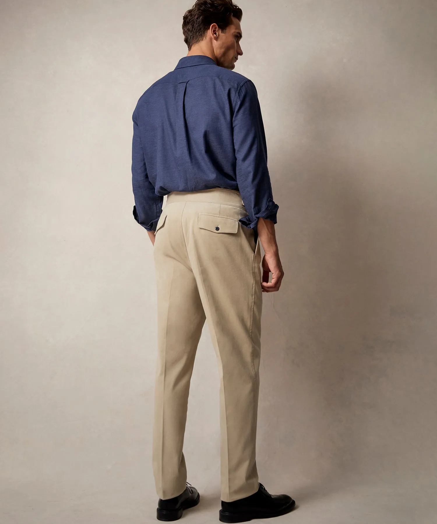 Italian Brushed Cotton Gurkha Trouser