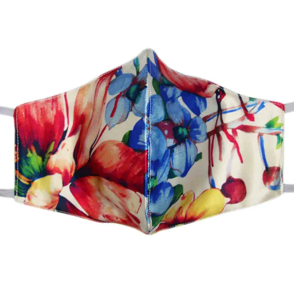 Italian Silk Mask / Multiple Print Choices