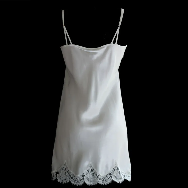Ivory Silk & Lace Slip
