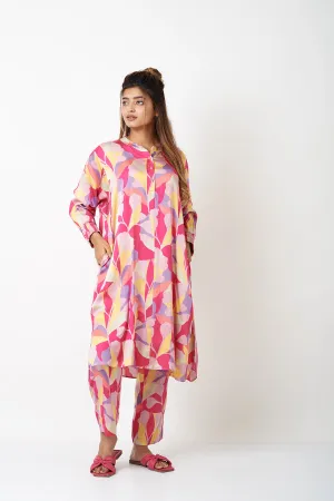 JAHAAN CO-ORD SET - MULTICOLOUR