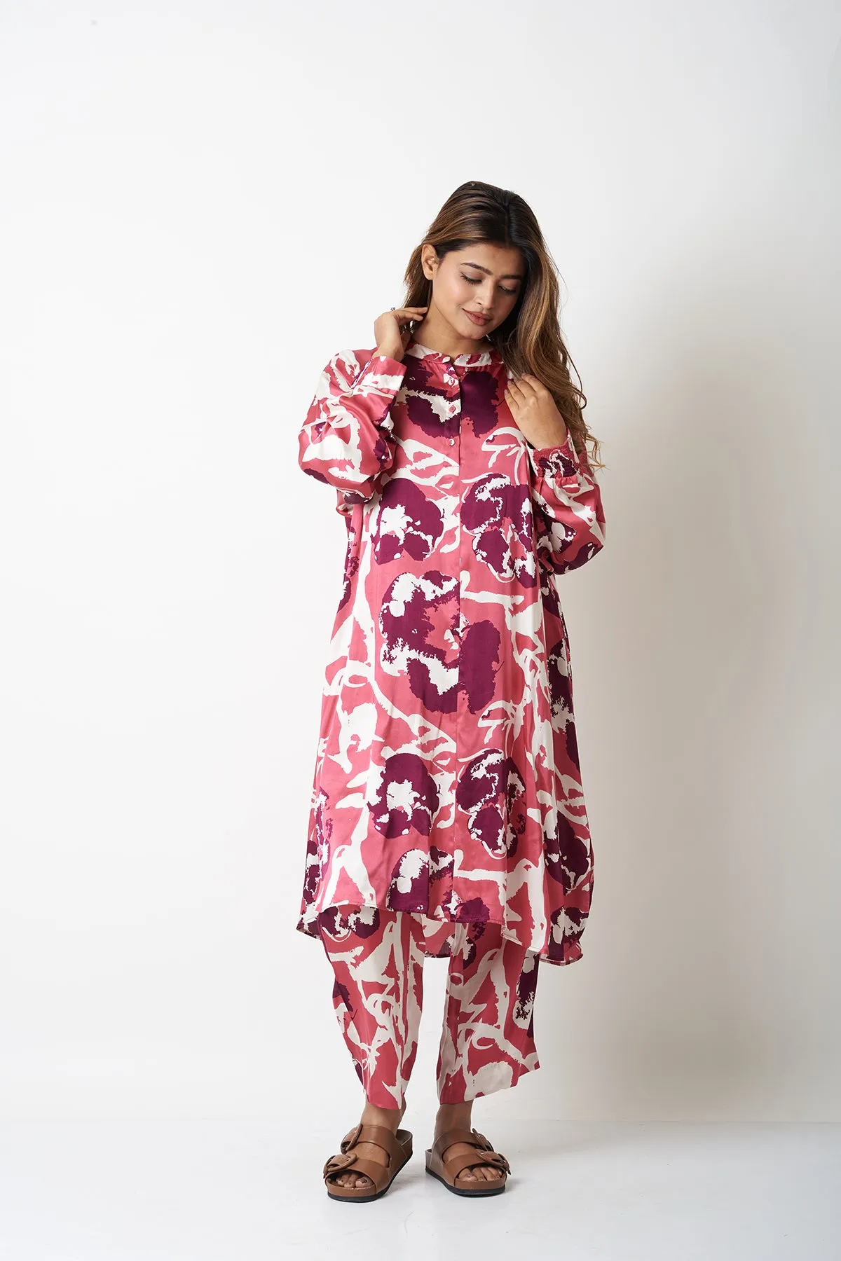JAHAAN CO-ORD SET - PINK