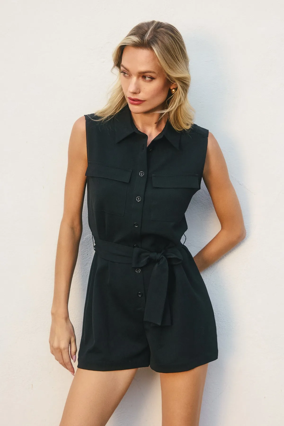 Jemma Button Down Romper
