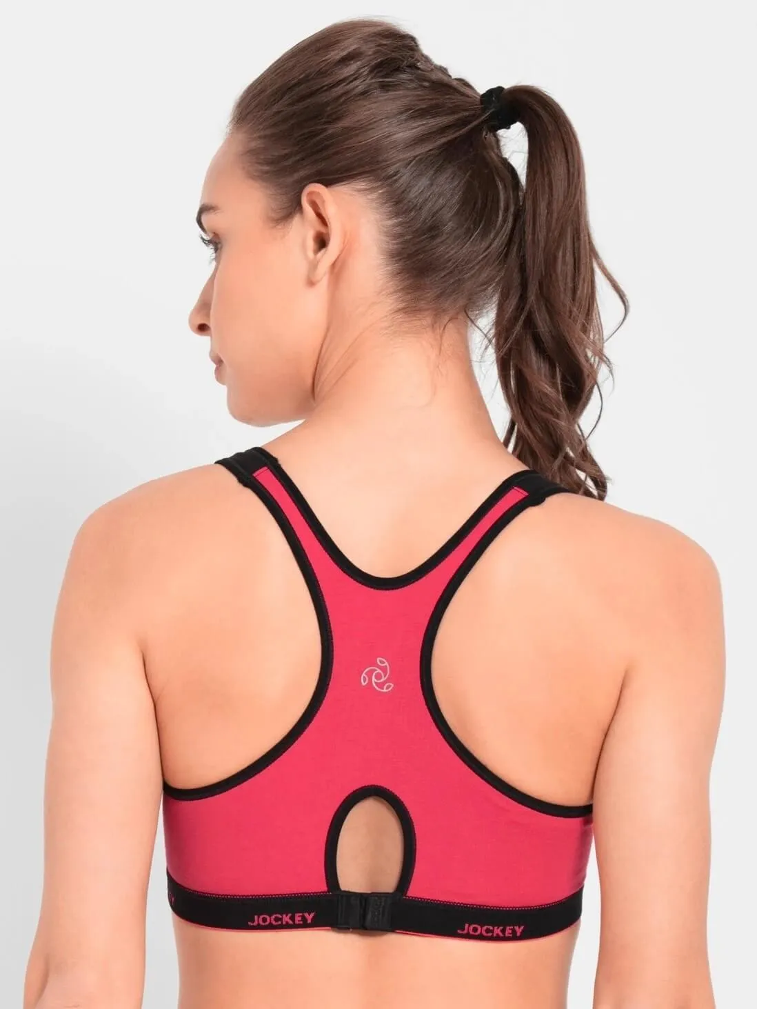 Jockey Ruby Racer Back Padded Active Bra #1378