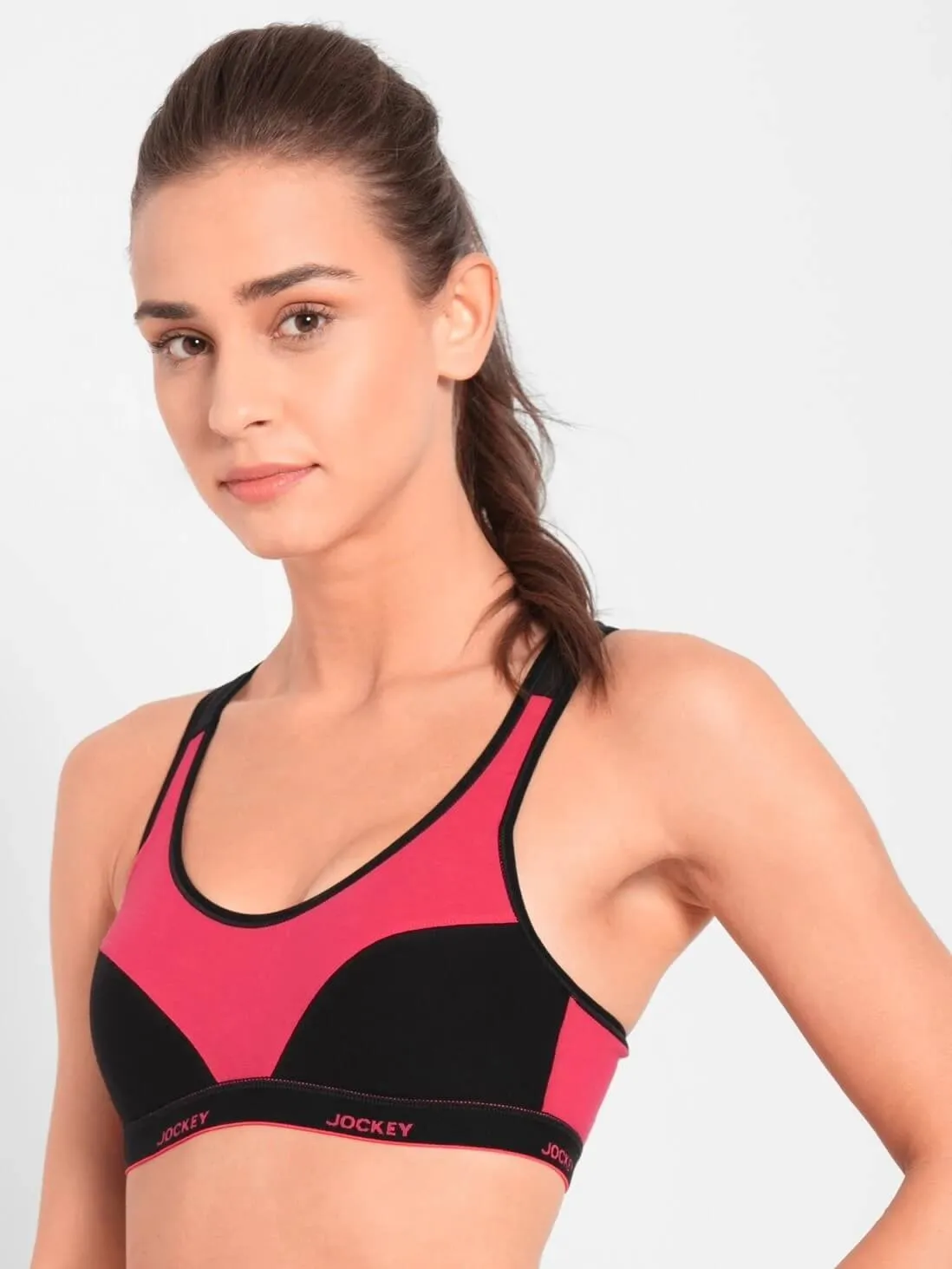 Jockey Ruby Racer Back Padded Active Bra #1378