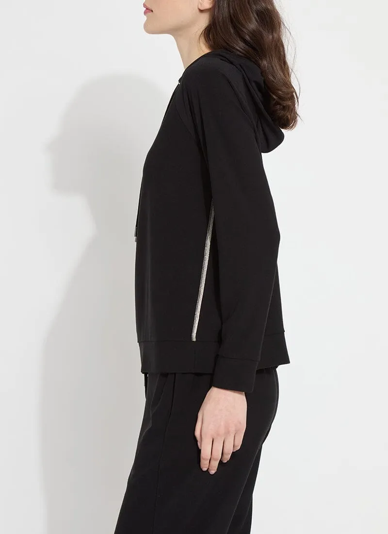 Julia Stretch Crepe Hoodie (Plus Size)