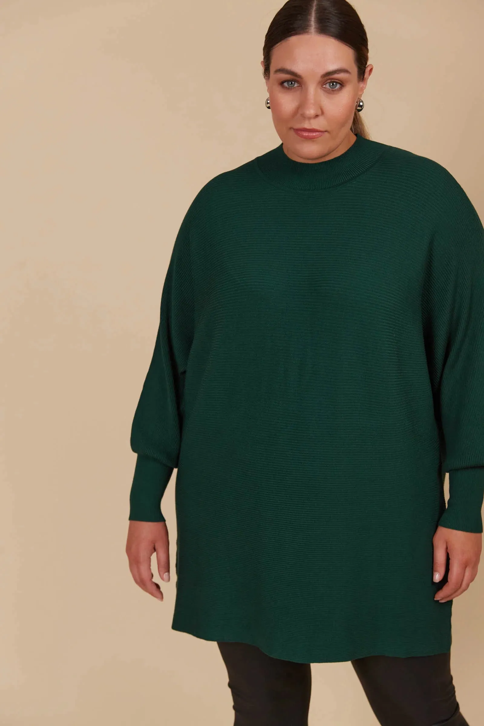 Juno Relaxed Jumper - Pine