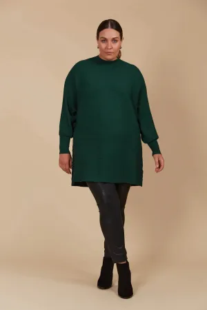 Juno Relaxed Jumper - Pine