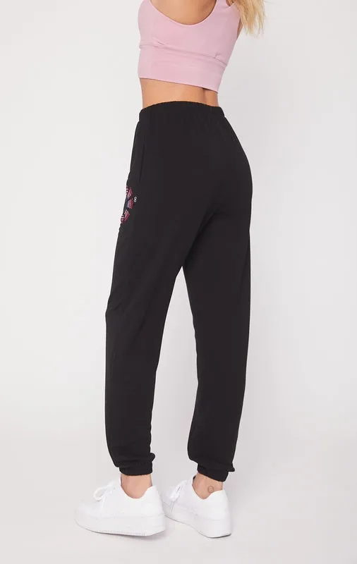 Karma Graphic Viscose Blend Sweatpants