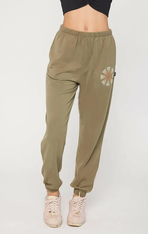 Karma Graphic Viscose Blend Sweatpants