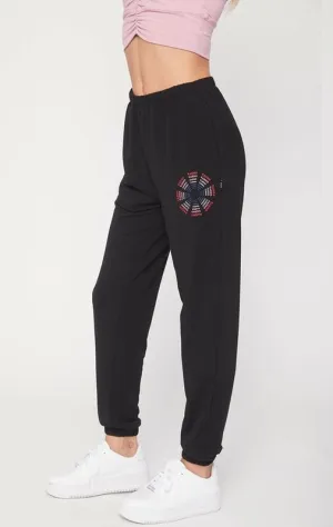Karma Graphic Viscose Blend Sweatpants