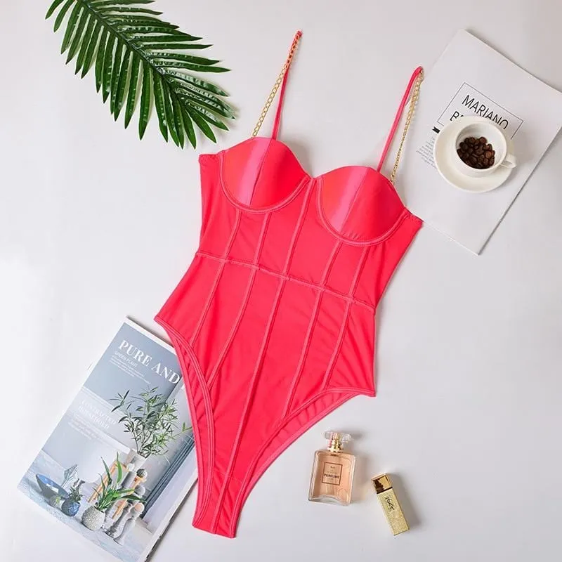 Kaylee Chain Bodysuit