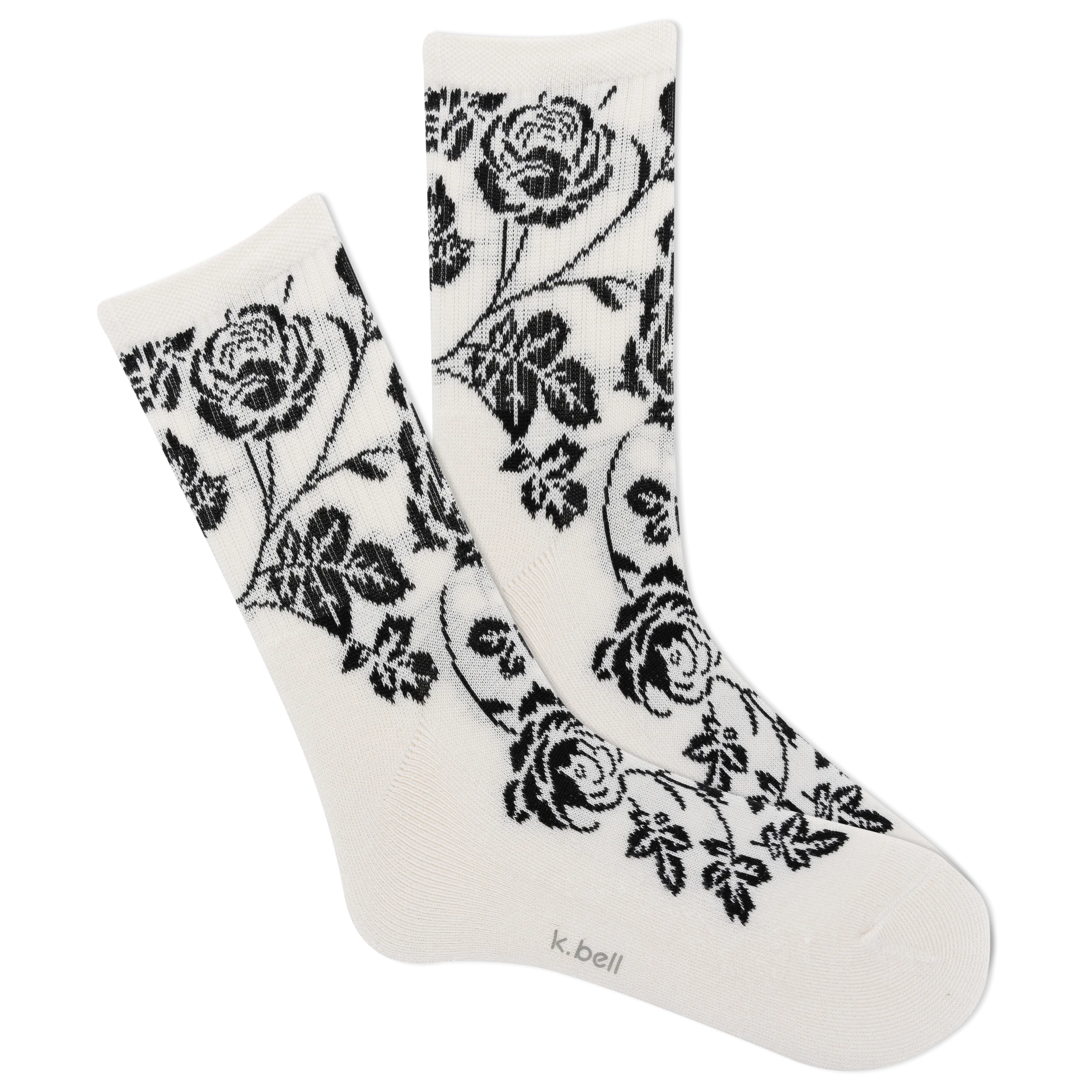 K.Bell Women's Wall Flower Ankle Crew